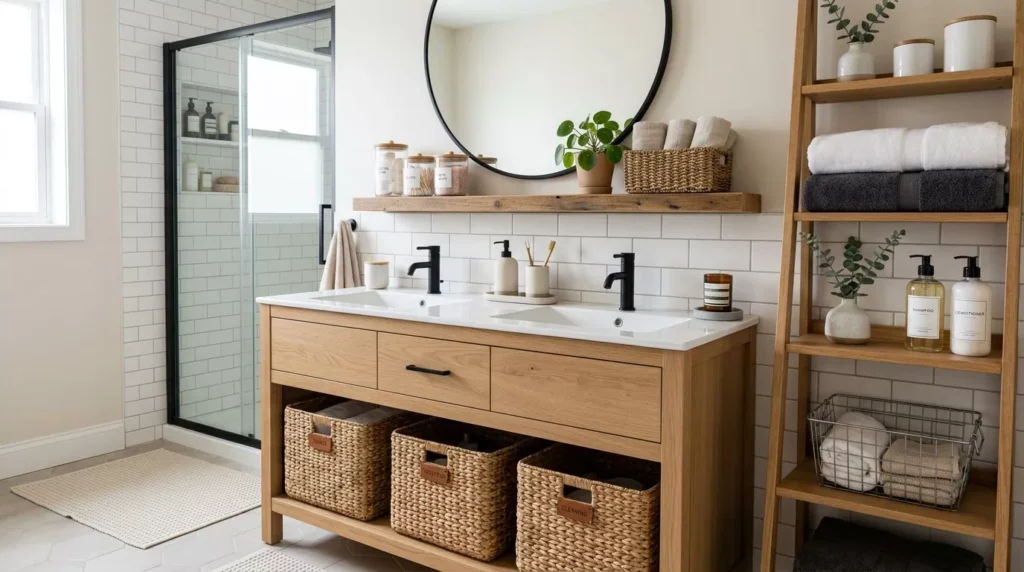 bathroom organization decor ideas