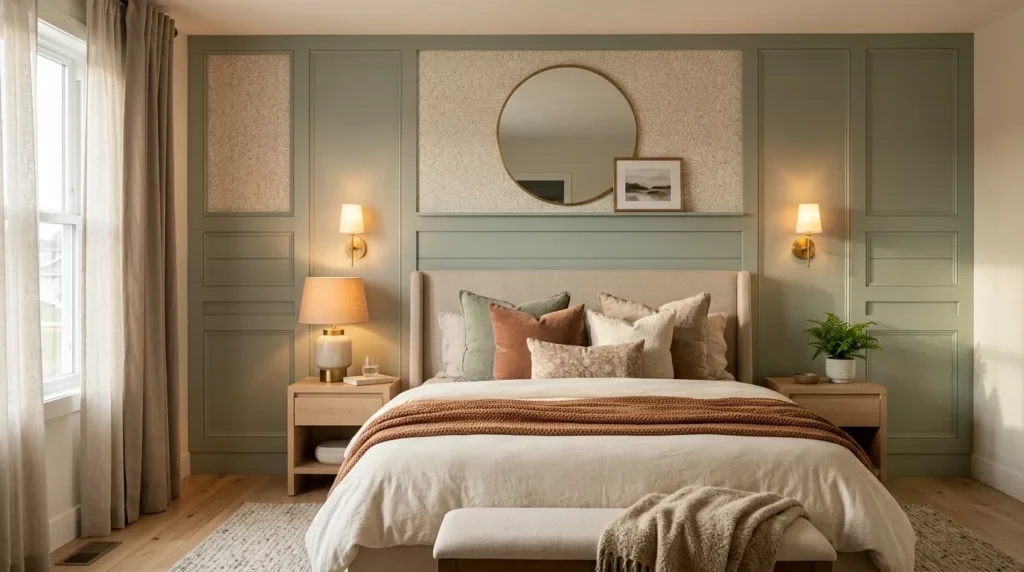bedroom accent wall ideas