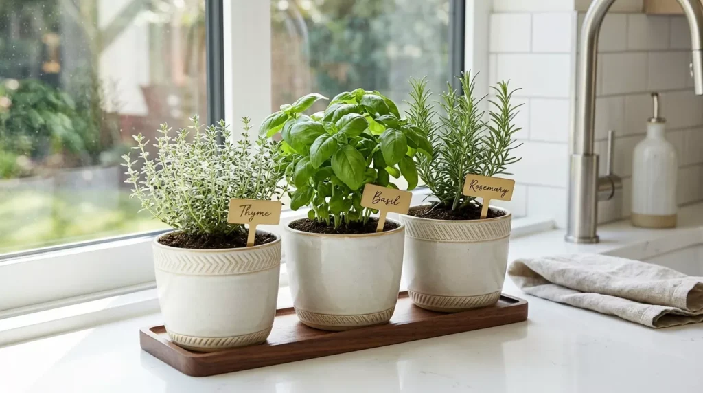 decorative herb planter ideas