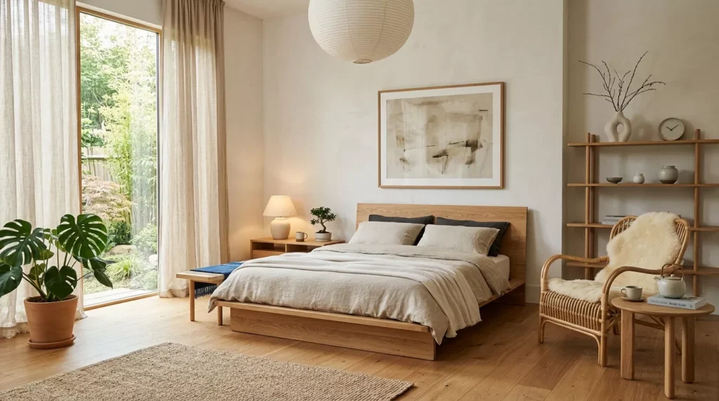 japandi minimalist room