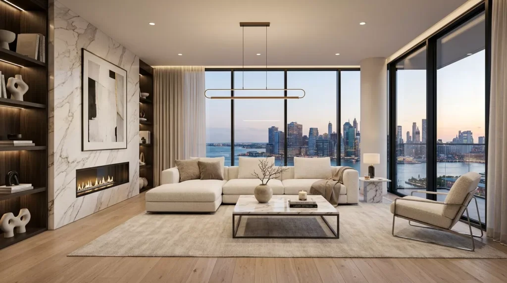 luxury minimalist room design 