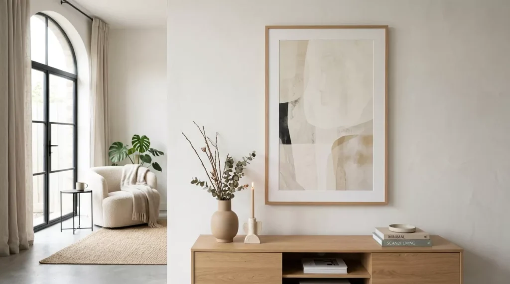 minimalist wall decor