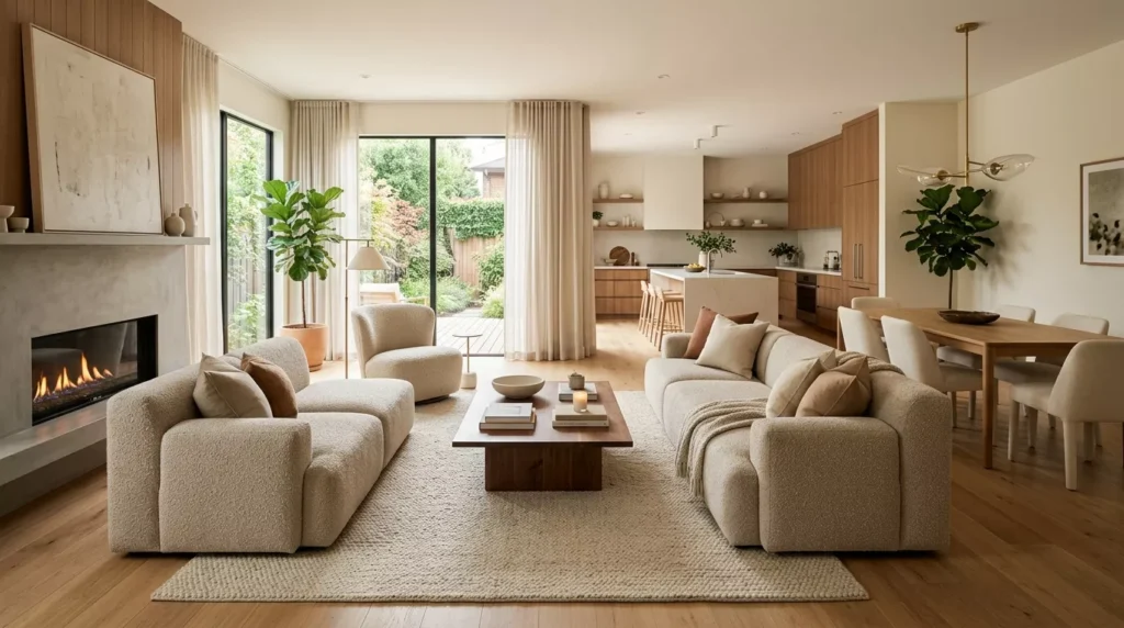 modern cozy minimalist home