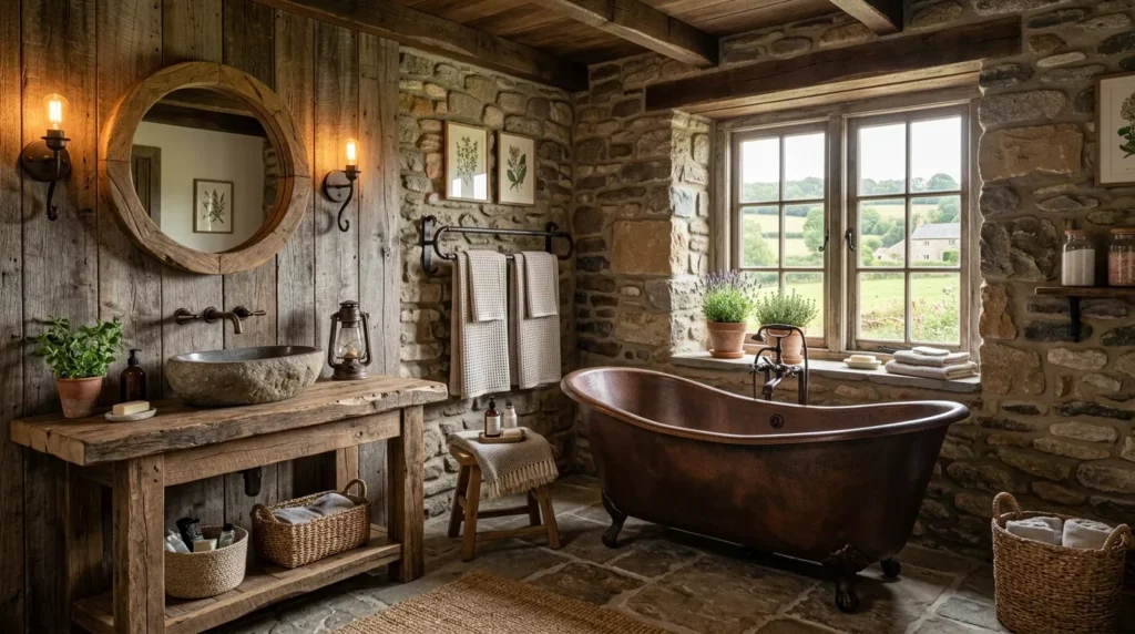 rustic bathroom decor ideas