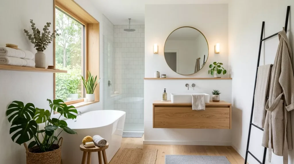 Scandinavian bathroom decor ideas