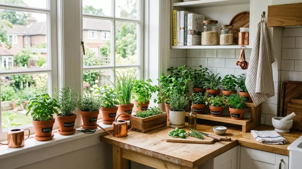 herb garden for small kitchen