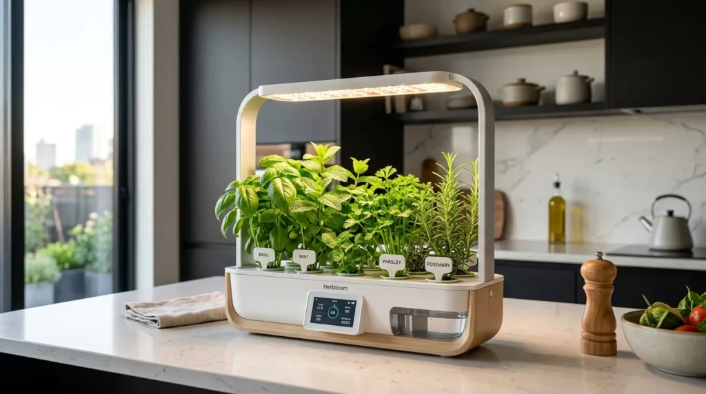 smart indoor herb garden