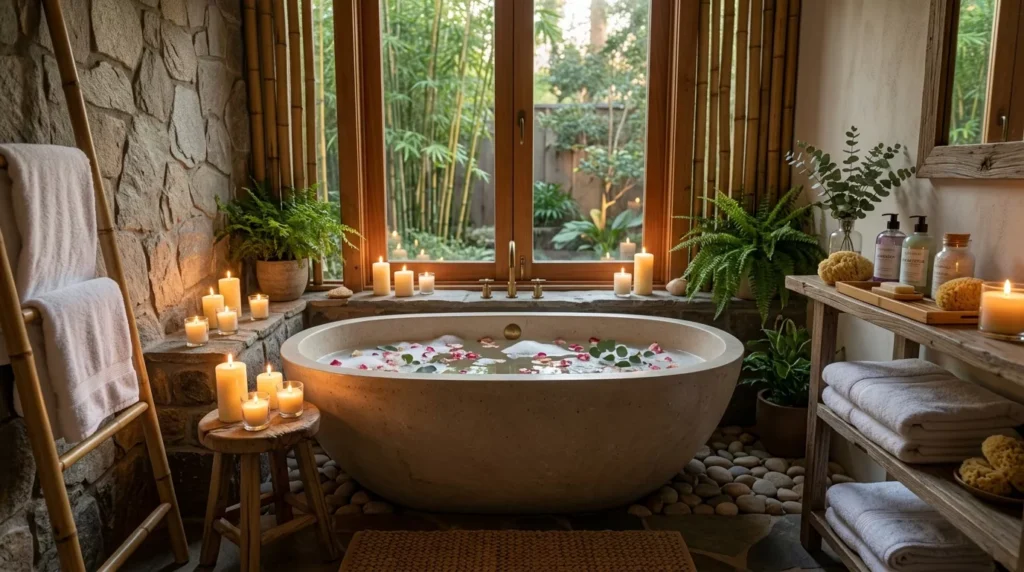 spa bathroom decor ideas
