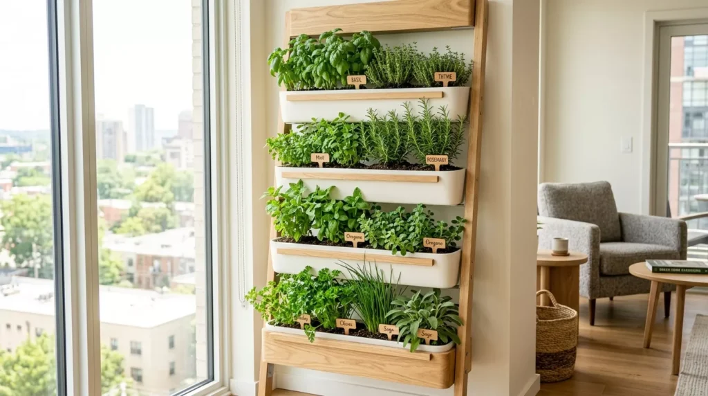 vertical herb garden