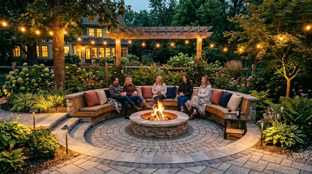 Sunken Fire Pits and Seating