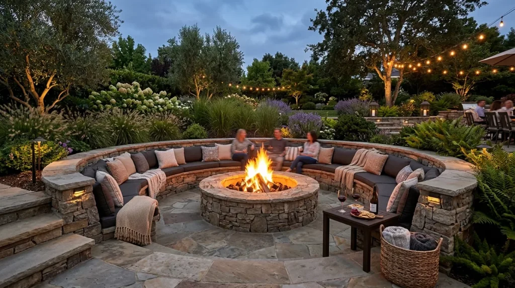Sunken Fire Pits and Seating