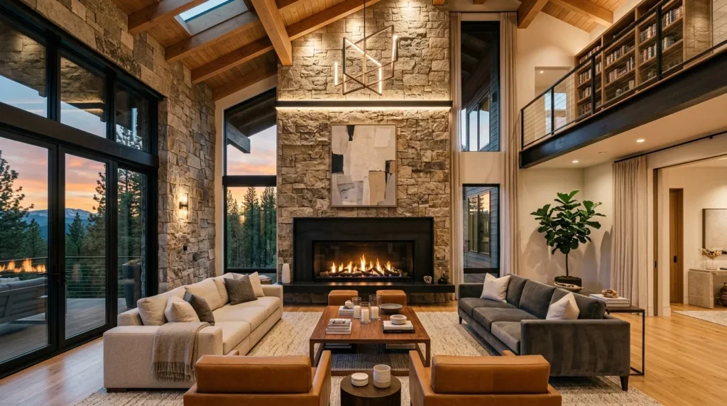 Double Height Living Spaces