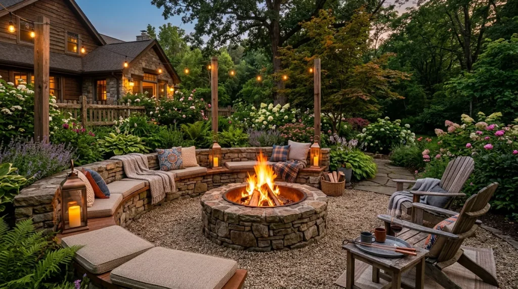 Sunken Fire Pits and Seating