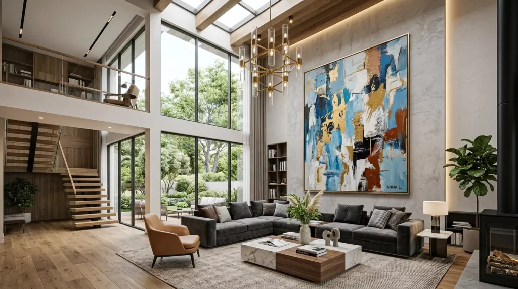 Double Height Living Spaces
