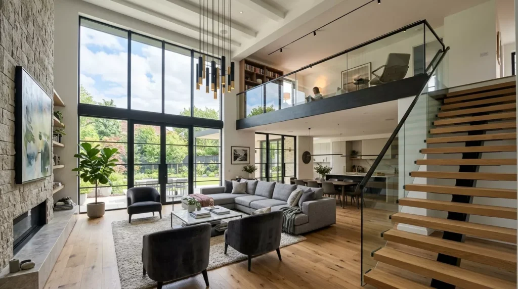 Double Height Living Spaces