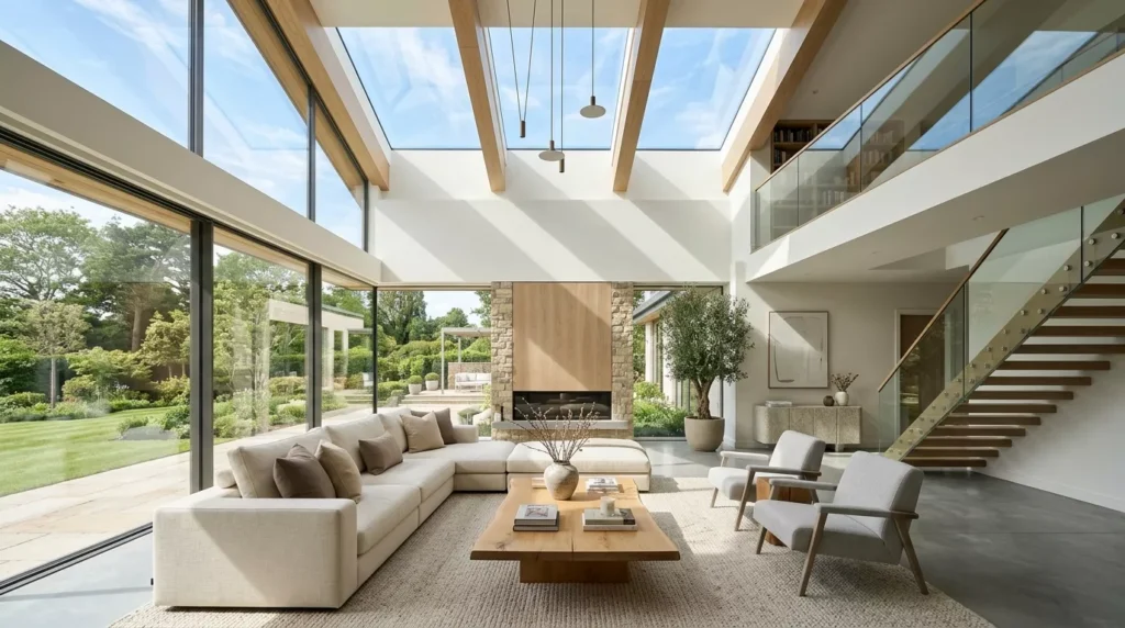 Double Height Living Spaces