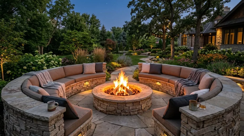 Sunken Fire Pits and Seating