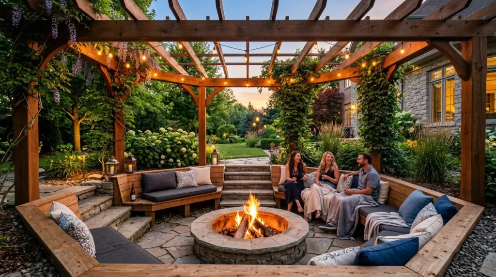 Sunken Fire Pits and Seating