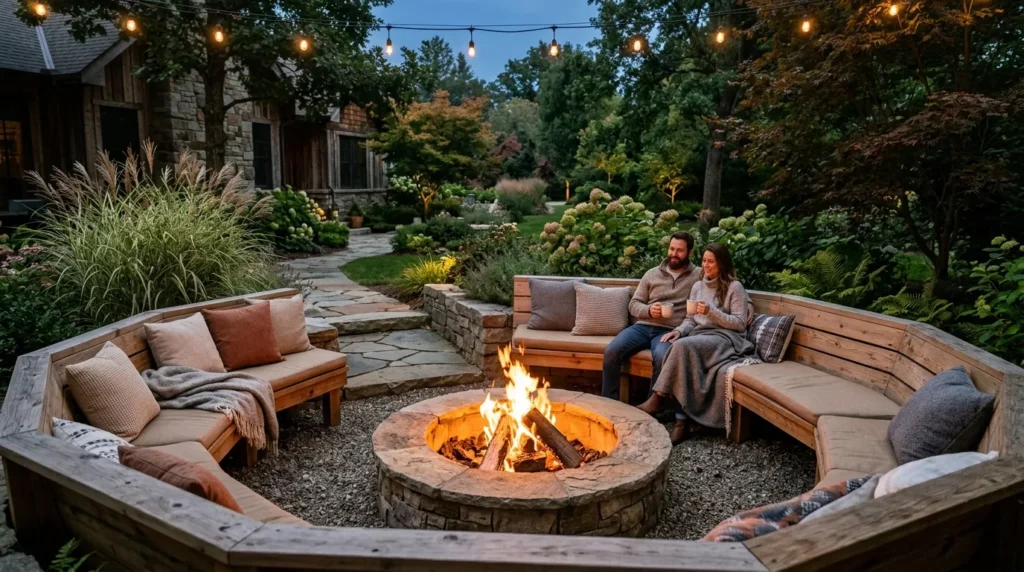 Sunken Fire Pits and Seating