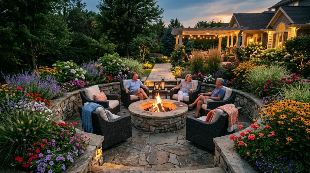 Sunken Fire Pits and Seating