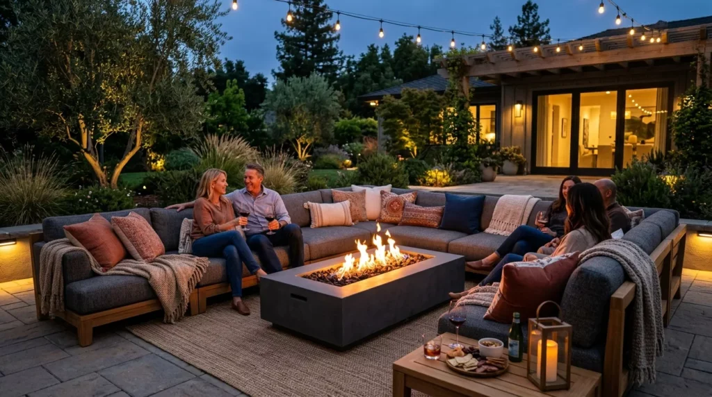 Sunken Fire Pits and Seating