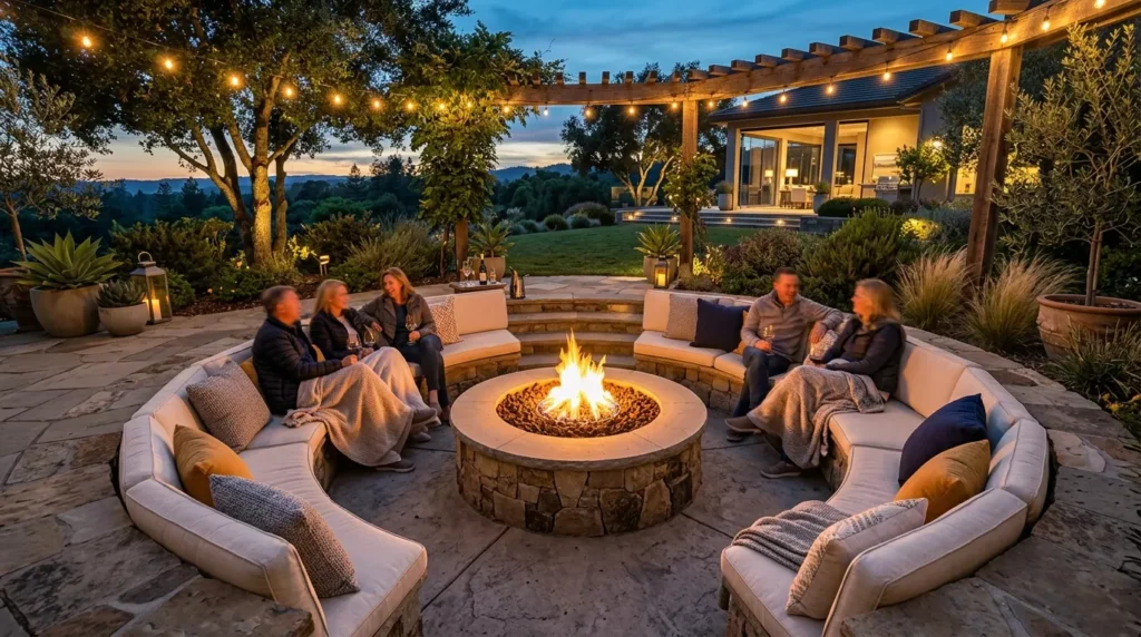 Sunken Fire Pits and Seating
