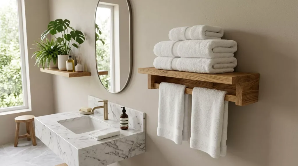 Towel Rack Bathroom