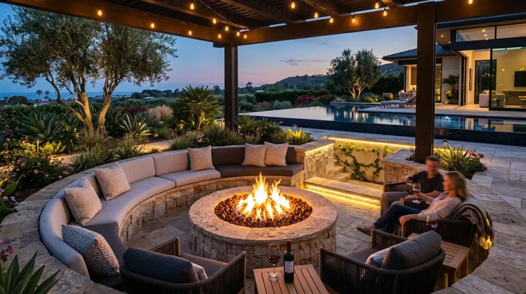 Sunken Fire Pits and Seating