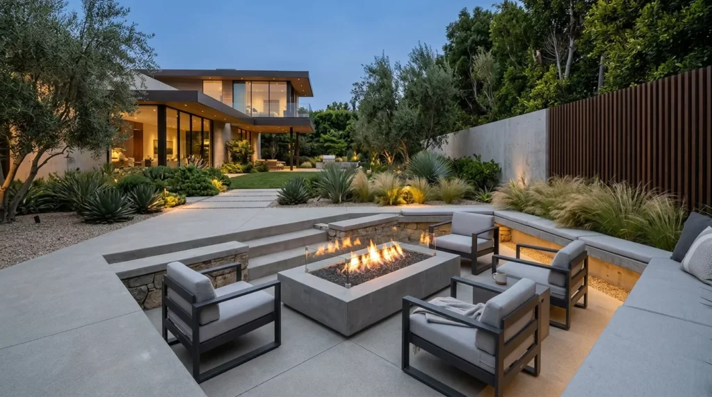 Sunken Fire Pits and Seating