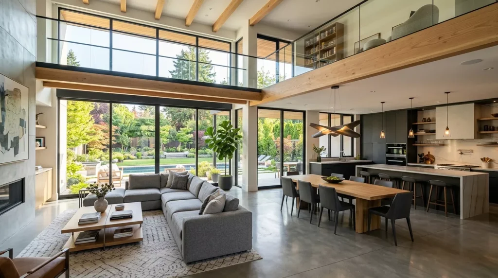 Double Height Living Spaces