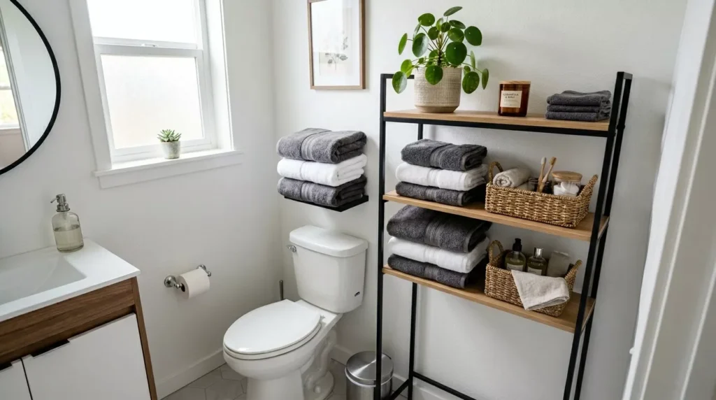 Towel Rack Bathroom