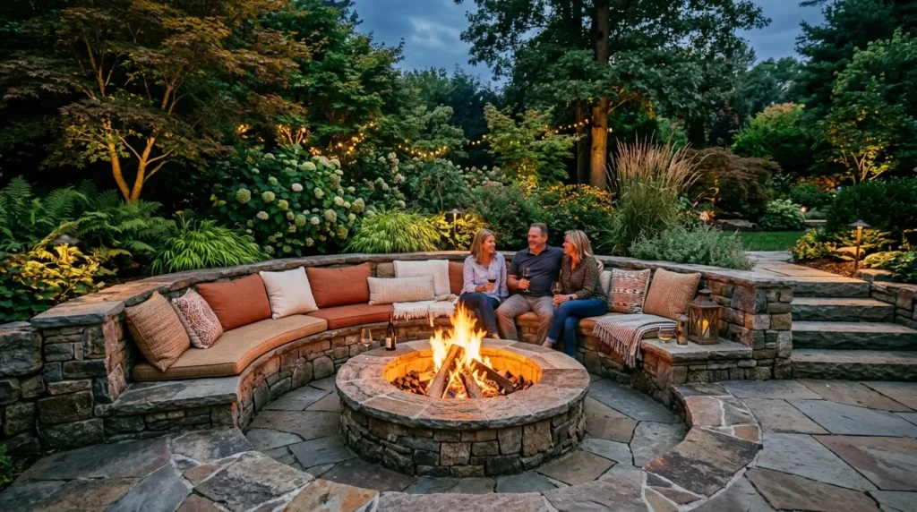 Sunken Fire Pits and Seating