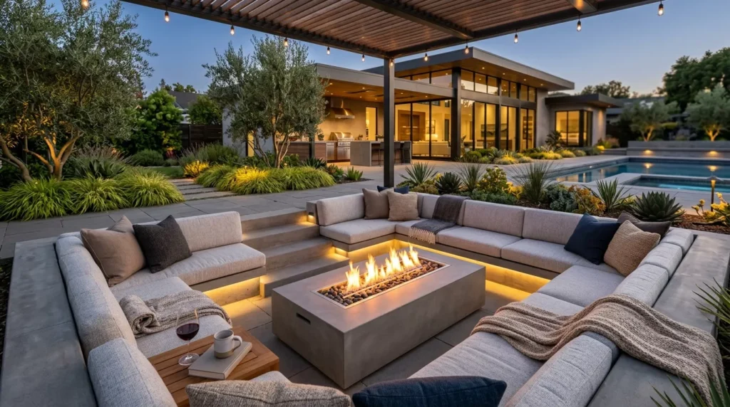 Sunken Fire Pits and Seating