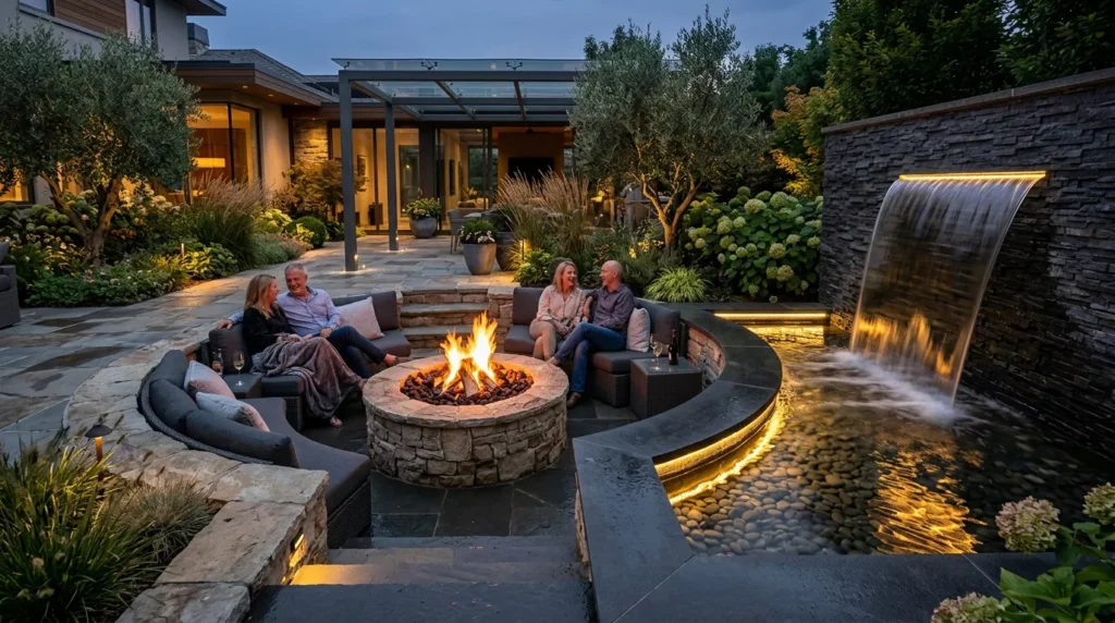 Sunken Fire Pits and Seating
