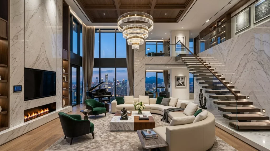 Double Height Living Spaces