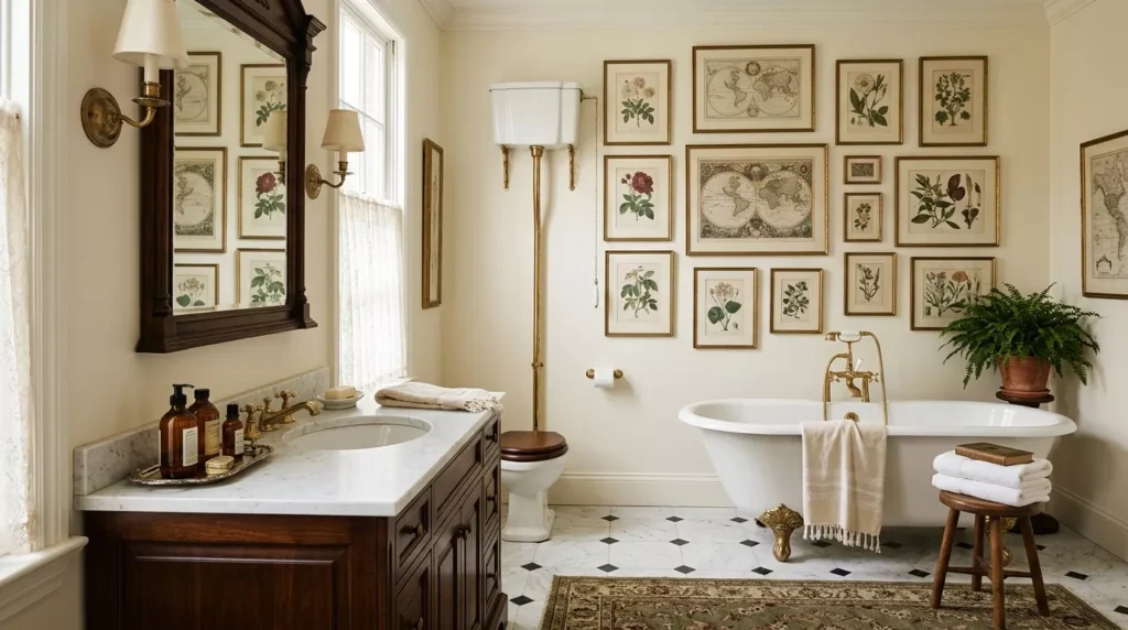 Bathroom Gallery Wall
