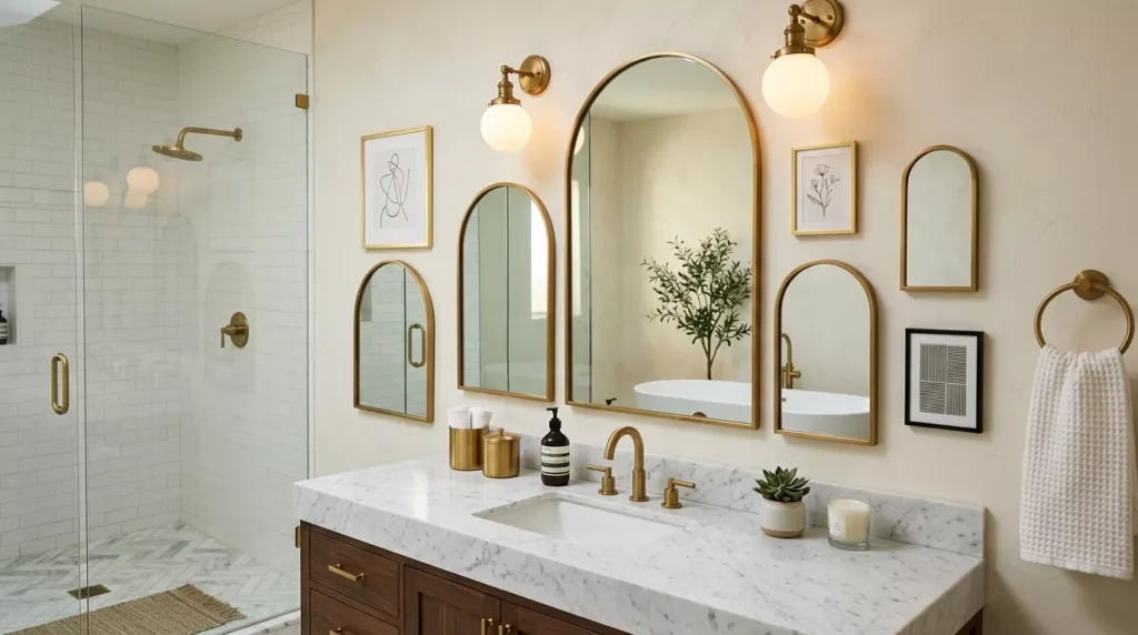 Bathroom Gallery Wall