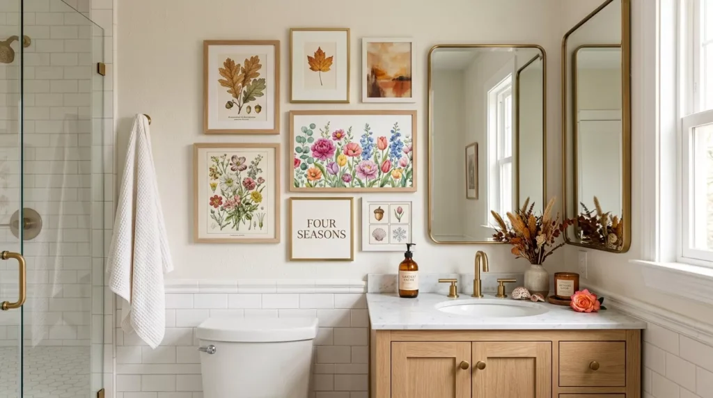 Bathroom Gallery Wall