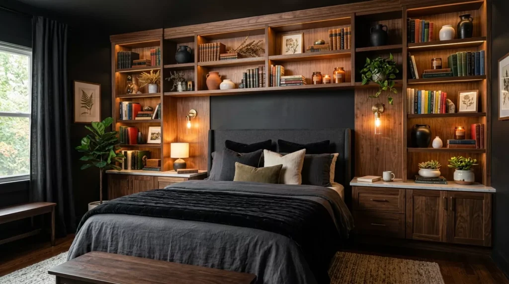 Black Nouveau Bedroom