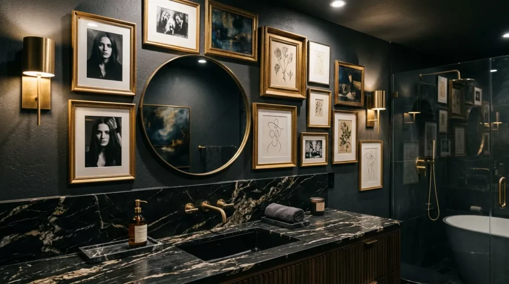 Bathroom Gallery Wall