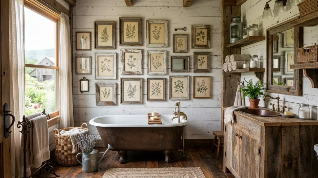 Bathroom Gallery Wall
