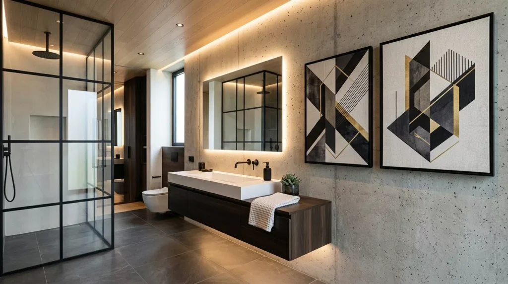 Bathroom Gallery Wall