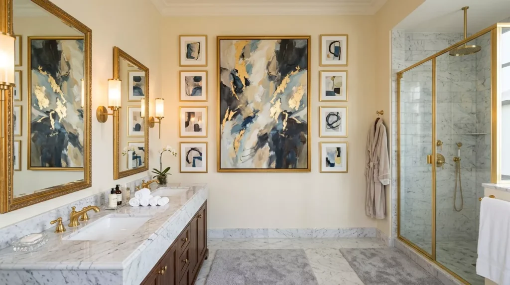Bathroom Gallery Wall