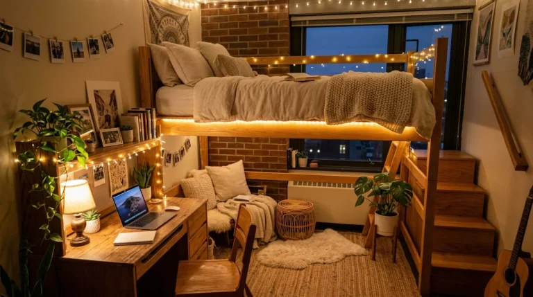 25+ Amazing Lofted Bed Dorm Room Ideas to Maximize Space and Style