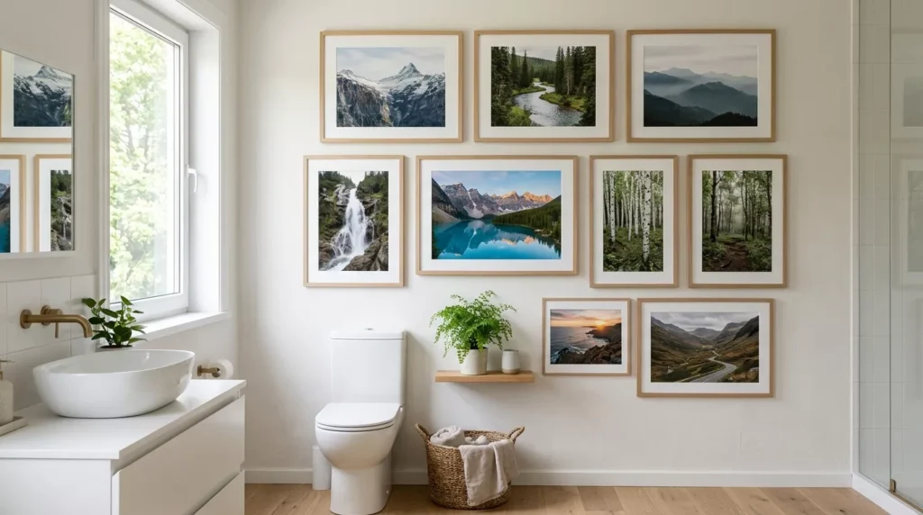 Bathroom Gallery Wall
