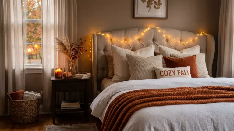 25+ Fall Bedroom Decor Ideas to Create a Cozy Autumn Retreat