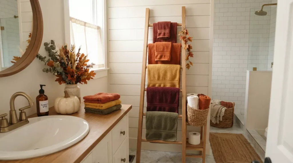 Fall Bathroom Decor