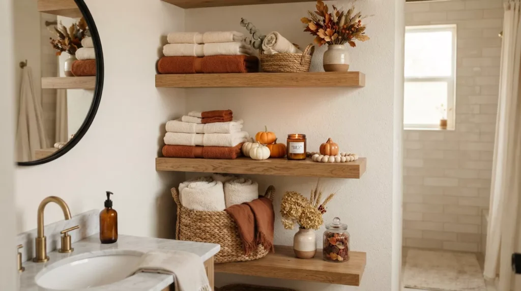 Fall Bathroom Decor