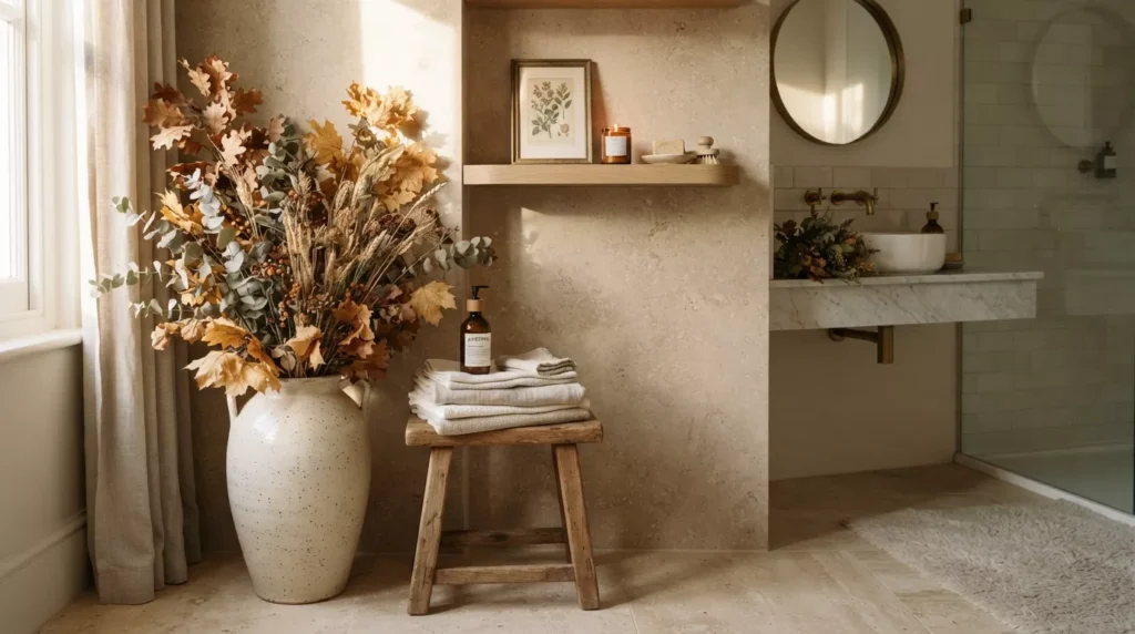 Fall Bathroom Decor
