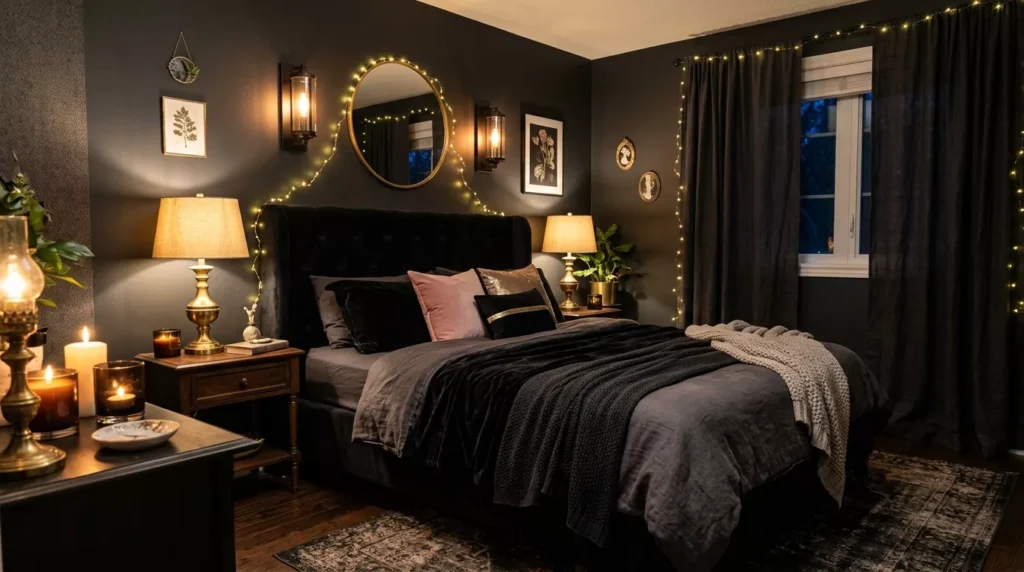 Dark Feminine Bedroom